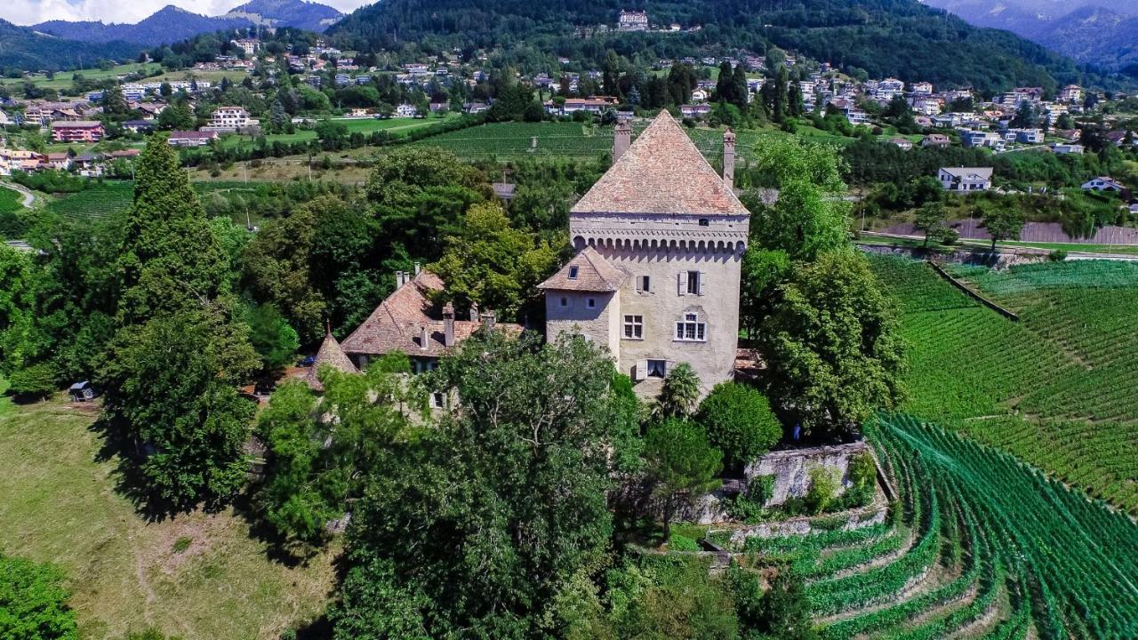 A Castle Spirit Apartment In Chateau Du Chatelard Clarens Екстериор снимка