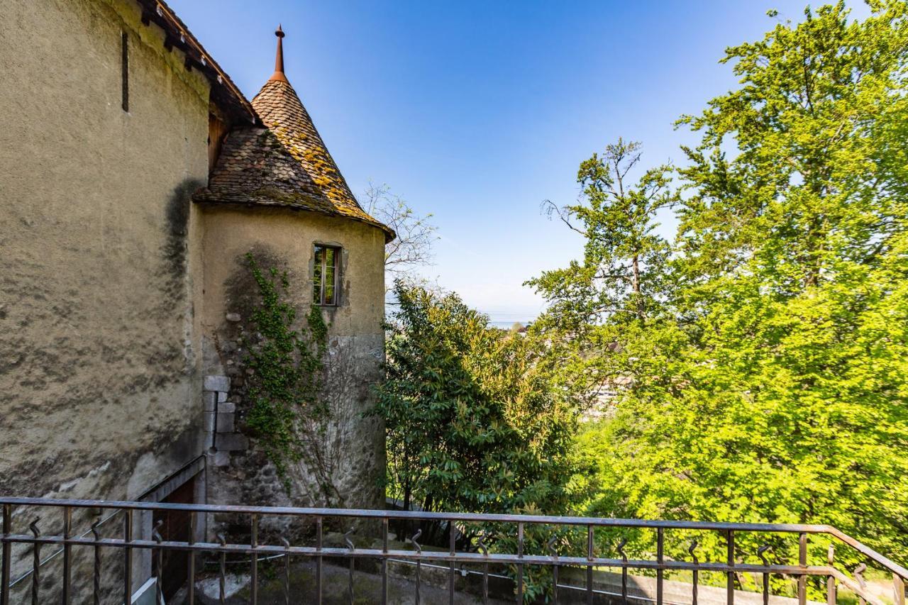 A Castle Spirit Apartment In Chateau Du Chatelard Clarens Екстериор снимка